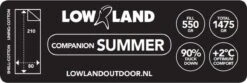 Lowland Outdoor Companion Summer Slaapzak - Dekenmodel Slaapzak - 210 X 80 Cm - Groen -Bo-Camp Verkoop 1200x402 1
