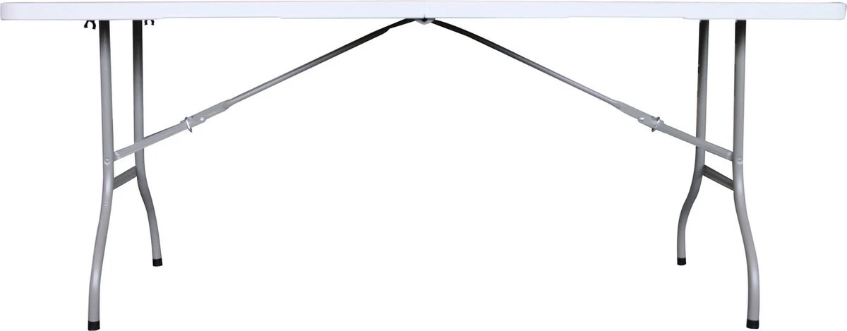 ERRO Campingtafel - Vouwtafel - 180x74x72 cm - Wit - Voor 8 personen ERRO Campingtafel - Vouwtafel - 180x74x72 Cm - Wit - Voor 8 Personen -Bo-Camp Verkoop