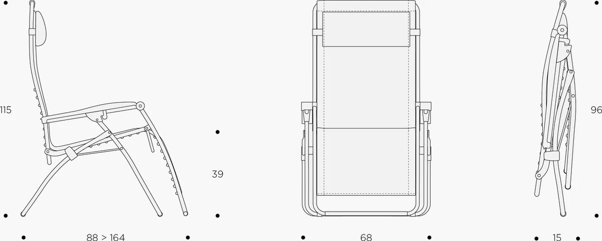 Lafuma RSXA Clip - Relaxstoel - Verstelbaar - Inklapbaar - Zero Gravity - Moss Lafuma RSXA Clip - Relaxstoel - Verstelbaar - Inklapbaar - Zero Gravity - Moss -Bo-Camp Verkoop