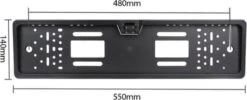 Achteruitrij Camera Met Kentekenplaathouder | Nachtzicht | LED | Waterdicht | Universeel | 6M Verlengkabel -Bo-Camp Verkoop 1200x485 4