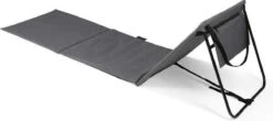 Set Van 2 Strandmatten Met Verstelbare Rugleuning - Gevuld Met Comfortschuim, Ultralicht En Opvouwbaar Om Ruimte Te Besparen – Grijs -Bo-Camp Verkoop 1200x532