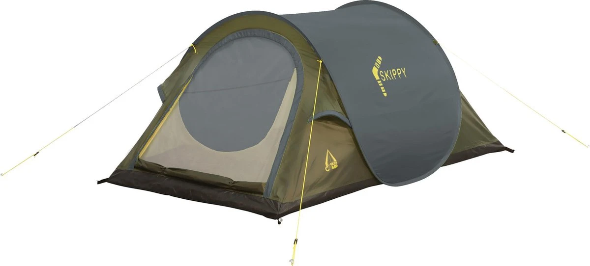 Best Camp Skippy Pop Up Tent - Donkergrijs - 2 Persoons Best Camp Skippy Pop Up Tent - Donkergrijs - 2 Persoons -Bo-Camp Verkoop