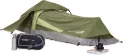 Where Tomorrow Solo Tent 220X80X50 Cm - Groen - 1 Persoons 4 Where Tomorrow Solo Tent 220X80X50 Cm - Groen - 1 Persoons -Bo-Camp Verkoop 1200x544