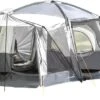 Skandika Pitea XL CROSS Tent – Koepeltenten - Autotent – Campingtent Voor SUV, Caddy, Auto, CUV - Voor Max. 4 Personen – Vrijstaand – Met/zonder Slaapcabine – Max. Stahoogte 230 Cm – 3000mm Waterkolom - 475 X 290 X 230 Cm (LxBxH) – Kamperen - Grijs