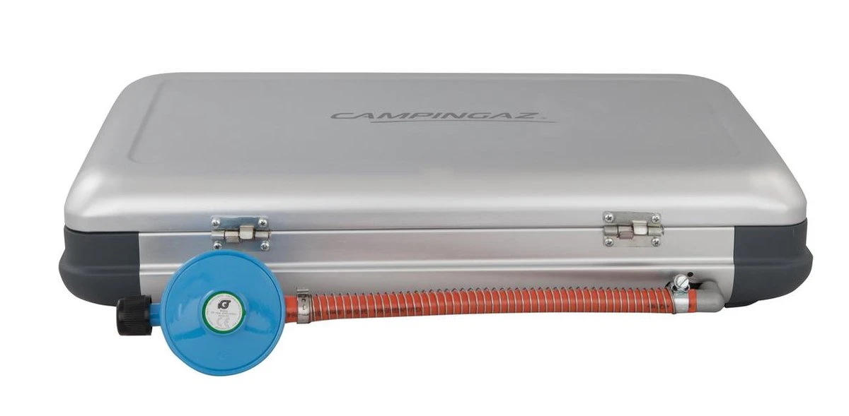 Campingaz Camping Kitchen 2 CV Camping kooktoestel - 2-pits - 2x 2000 Watt Campingaz Camping Kitchen 2 CV Camping Kooktoestel - 2-pits - 2x 2000 Watt -Bo-Camp Verkoop