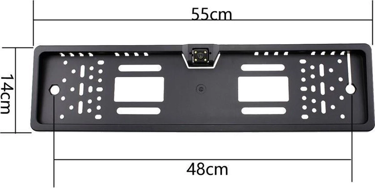 Kenteken Plaathouder met Achteruitrijcamera | 4 LED | Infrarood Kenteken Plaathouder Met Achteruitrijcamera | 4 LED | Infrarood -Bo-Camp Verkoop