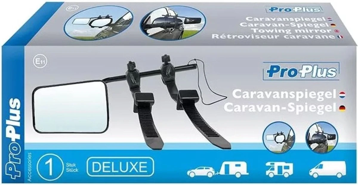 Pro Plus Caravanspiegel - Deluxe - Universeel voor Links en Rechts - Zwart PROPLUS Pro Plus Caravanspiegel - Deluxe - Universeel Voor Links En Rechts - Zwart -Bo-Camp Verkoop 1200x619 7