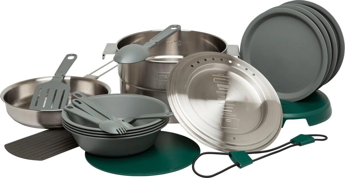 Stanley The Full Kitchen Base Camp Cook Set 3,5L - Campingkookset - Stainless Steel Stanley The Full Kitchen Base Camp Cook Set 3,5L - Campingkookset - Stainless Steel -Bo-Camp Verkoop 1200x619 9