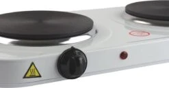 Orange85 Kookplaat - Elektrisch - 2 Pits - Kampeer Accessoires - Wit - 48x27x5cm - Metaal - Fornuis - Vrijstaand -Bo-Camp Verkoop 1200x627