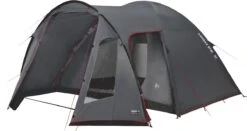 High Peak Tessin 4 Koepeltent - 4-Persoons - Grijs