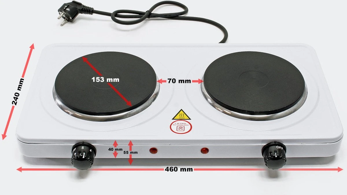 Dubbele Elektrische Kookplaat 2-Pits - Losse Camping Kookstel Fornuis - Kooktoestel Kampeer Kookstel Dubbele Elektrische Kookplaat 2-Pits - Losse Camping Kookstel Fornuis - Kooktoestel Kampeer Kookstel -Bo-Camp Verkoop 1200x675 6