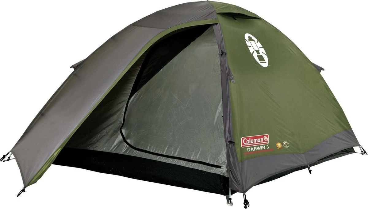 Coleman Darwin 3 Plus Koepeltent - 3-Persoons - Groen Coleman Darwin 3 Plus Koepeltent - 3-Persoons - Groen -Bo-Camp Verkoop 1200x680 2