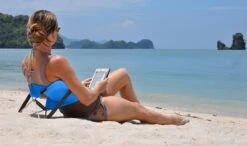 Y-ply Ruggensteuntje - Strandstoel - Opvouwbaar - Rood -Bo-Camp Verkoop 1200x707