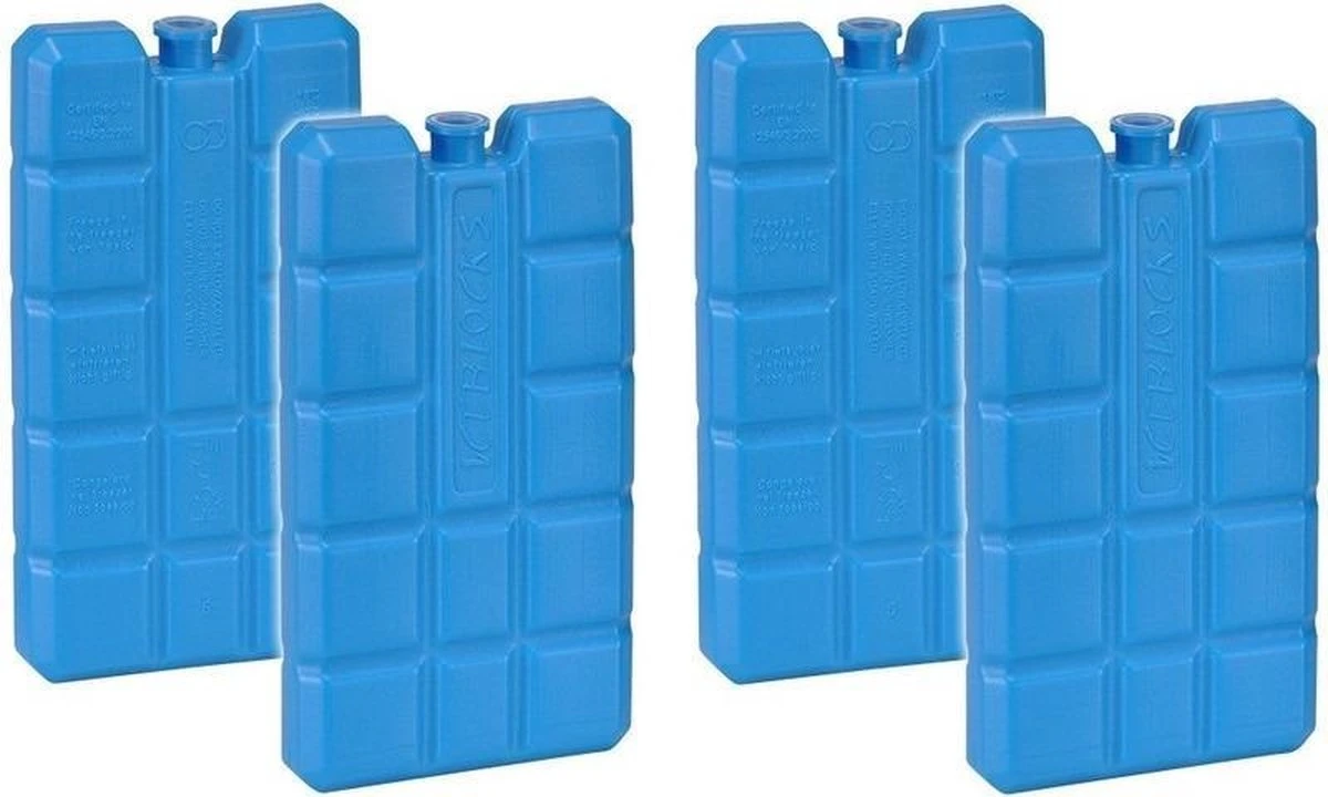 Set van 6x blauwe koelelementen 200 gram 8 x 15 x 2 cm - Koelblokken/koelelementen voor koeltas/koelbox Merkloos Set Van 6x Blauwe Koelelementen 200 Gram 8 X 15 X 2 Cm - Koelblokken/koelelementen Voor Koeltas/koelbox -Bo-Camp Verkoop 1200x720 9