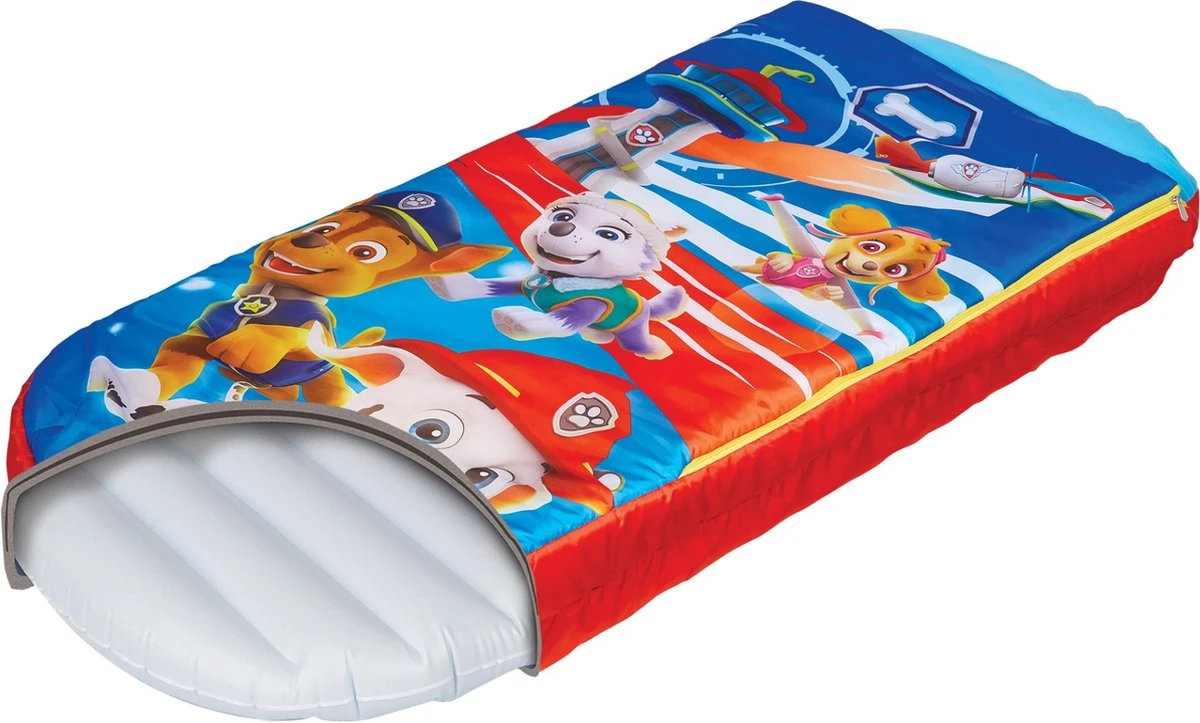 Paw Patrol Junior ReadyBed-2 in 1 Kids Sleeping Inflatable air Bed in a Bag with a Pump, Polyester, Single Paw Patrol Junior ReadyBed-2 In 1 Kids Sleeping Inflatable Air Bed In A Bag With A Pump, Polyester, Single -Bo-Camp Verkoop