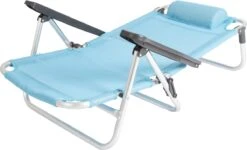 Bo-Camp Beach Chair - Monaco - Aluminium - Blauw -Bo-Camp Verkoop 1200x728