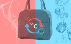 Koeltas - Lunchtas - Volwassenen En Kinderen - Compact & Handig: Zomer - Picknick -School - Lunch - Werk - Klassiek Grijs -Bo-Camp Verkoop 1200x747 4