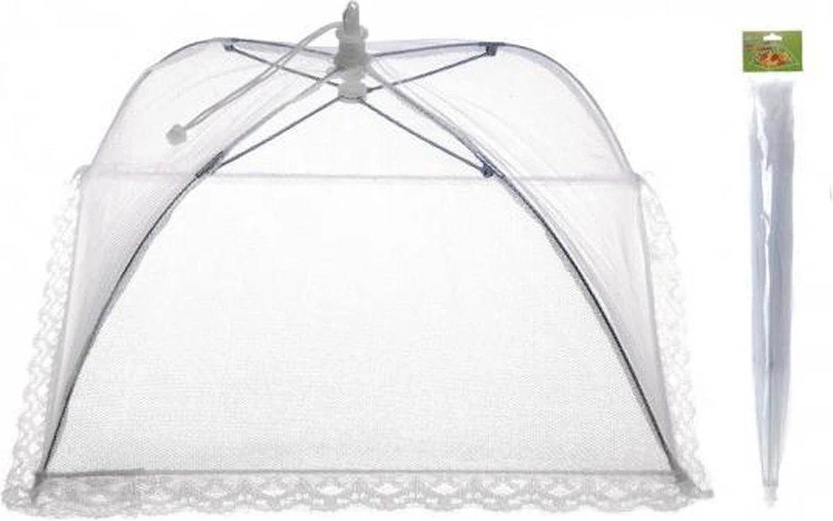 Opvouwbaar Vliegennetje / Vliegenkapje 45 x 45 cm - Hoogte 20 cm Merkloos Opvouwbaar Vliegennetje / Vliegenkapje 45 X 45 Cm - Hoogte 20 Cm -Bo-Camp Verkoop 1200x751 10