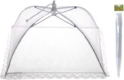 Merkloos Opvouwbaar Vliegennetje / Vliegenkapje 45 X 45 Cm - Hoogte 20 Cm 2 Merkloos Opvouwbaar Vliegennetje / Vliegenkapje 45 X 45 Cm - Hoogte 20 Cm -Bo-Camp Verkoop 1200x774 2