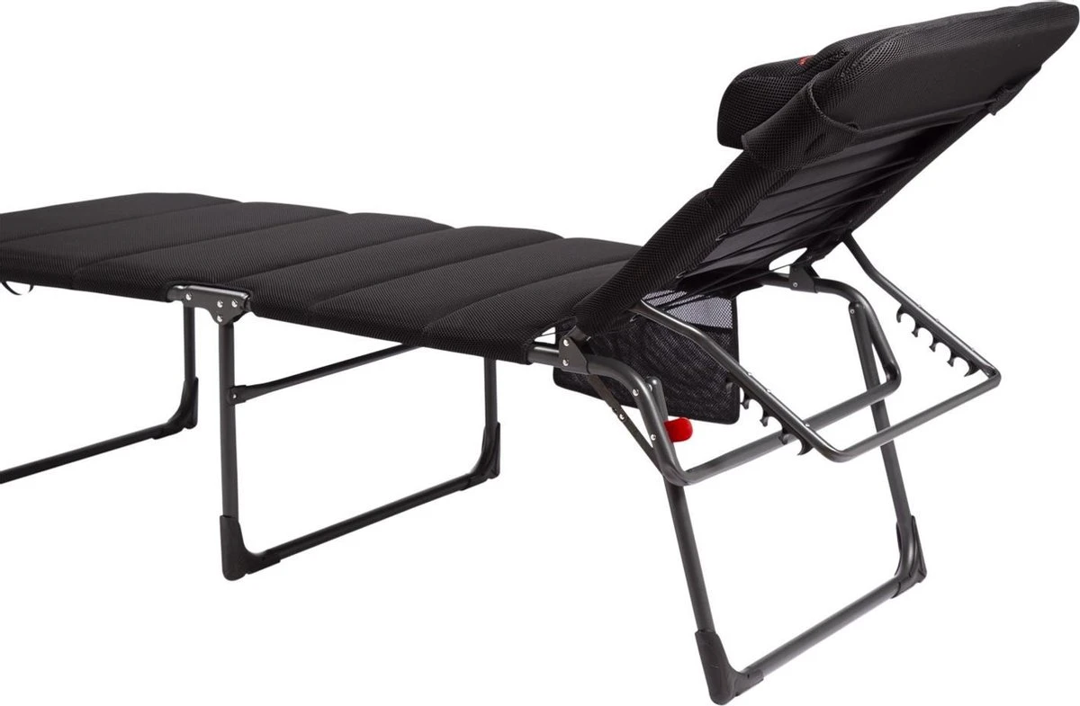 Crespo- Ligbed - AP-363 XL Air-Deluxe - Zwart (80) Crespo- Ligbed - AP-363 XL Air-Deluxe - Zwart (80) -Bo-Camp Verkoop