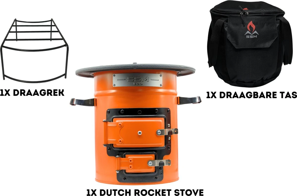 Dutch Rocket Stove - Rocket Stove - kooktoestel op houtvuur - met Draagtas - Dutch Oven Dutch Rocket Stove - Rocket Stove - Kooktoestel Op Houtvuur - Met Draagtas - Dutch Oven -Bo-Camp Verkoop 1200x793 3