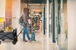 Hoogwaardige Bolderkar Opvouwbaar - Antraciet - Kinderen - Baby - Opslagkar - Bolderwagen - Tuinkar - Bolderkarren -Bo-Camp Verkoop 1200x798 35