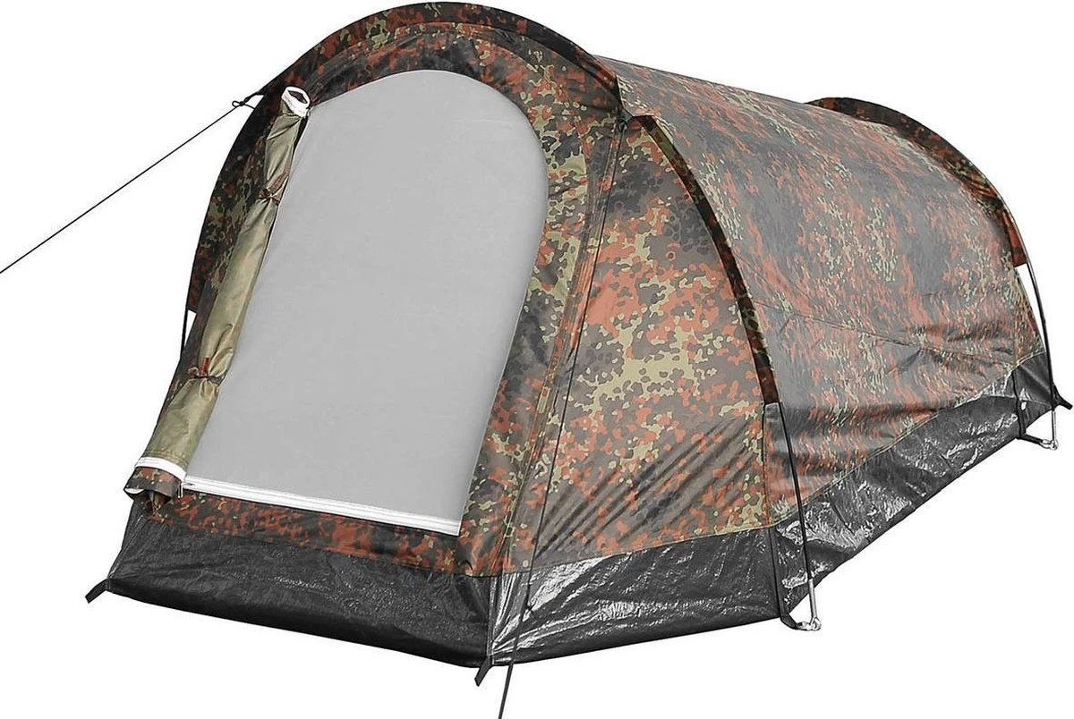 Tunneltent, "Schwarzenberg", vlekcamouflage, 1 persoon Tunneltent, "Schwarzenberg", Vlekcamouflage, 1 Persoon -Bo-Camp Verkoop 1200x804 6