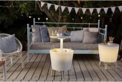 Keter Coolbar Partytafel – Lichtgevend - 49,5x49,5x57cm - Wit -Bo-Camp Verkoop 1200x806 9