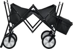 Rijoka Opvouwbare Bolderkar/Bolderwagen | Met Dakje En Draagtas | Zwart -Bo-Camp Verkoop 1200x811 10