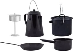 ESSCHERT DESIGN Pannenset Kampvuur - 4 Delig - Outdoor - Metaal -Bo-Camp Verkoop 1200x837 2