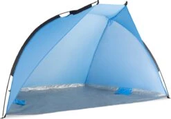 Navaris Windscherm Voor Het Strand - Zon- En Windbescherming Voor Drie Personen - Pop-up Speeltent Met UV- Bescherming - Beach Shelter Met Draagtas -Bo-Camp Verkoop 1200x839 4