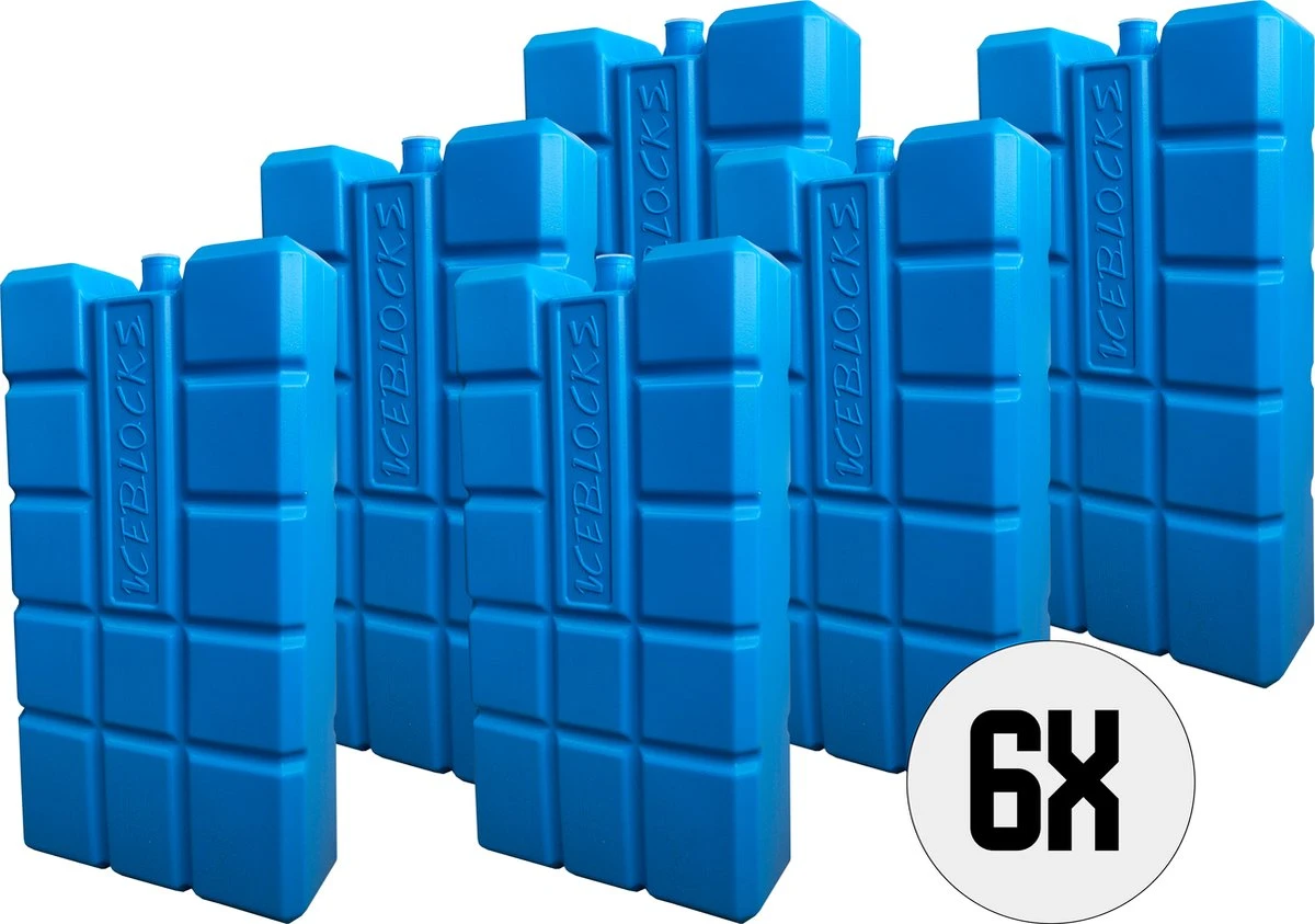 DULA Koelelementen - blauw - 6 stuks - 750 gram - 20x10,5x4cm DULA Koelelementen - Blauw - 6 Stuks - 750 Gram - 20x10,5x4cm -Bo-Camp Verkoop 1200x843 4
