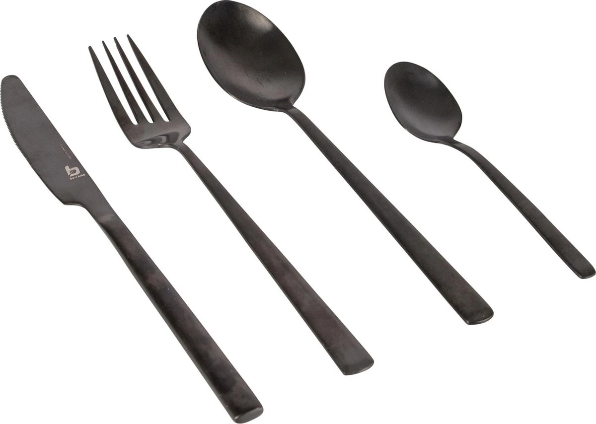 Bo-Camp Industrial - Bestekset - Ballona - 16-delig 4-Persoons - Zwart Bo-Camp Industrial - Bestekset - Ballona - 16-delig 4-Persoons - Zwart -Bo-Camp Verkoop 1200x854 3
