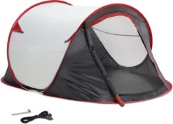 JEMIDI Tweepersoons Pop-up Tent - Opgooitent, Werptent Voor 2 Personen - Ideaal Als Festivaltent Of Kampeertent - Verschillende Kleuren -Bo-Camp Verkoop 1200x858 2