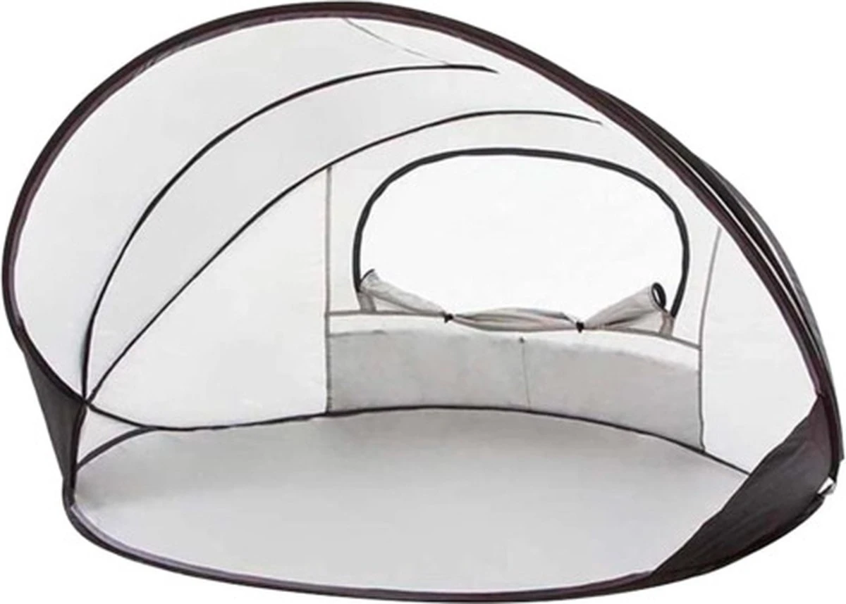 Deryan Luxe Pop Up Strandtent XXL - Anti-UV 50+ - Zilver Deryan Luxe Pop Up Strandtent XXL - Anti-UV 50+ - Zilver -Bo-Camp Verkoop 1200x858 3