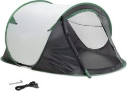 JEMIDI Tweepersoons Pop-up Tent - Opgooitent, Werptent Voor 2 Personen - Ideaal Als Festivaltent Of Kampeertent - Verschillende Kleuren -Bo-Camp Verkoop 1200x858 5