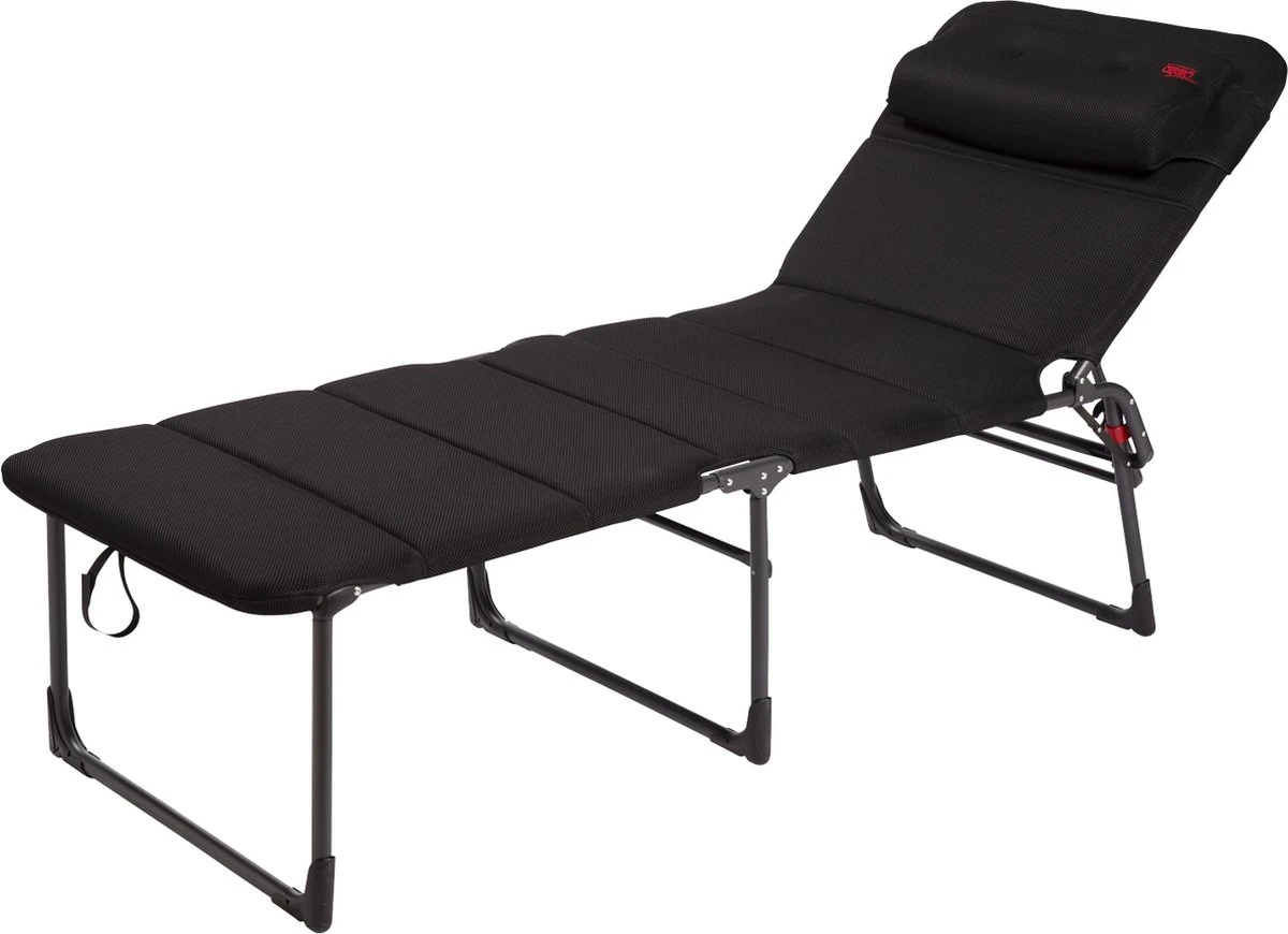 Crespo- Ligbed - AP-363 XL Air-Deluxe - Zwart (80) Crespo- Ligbed - AP-363 XL Air-Deluxe - Zwart (80) -Bo-Camp Verkoop