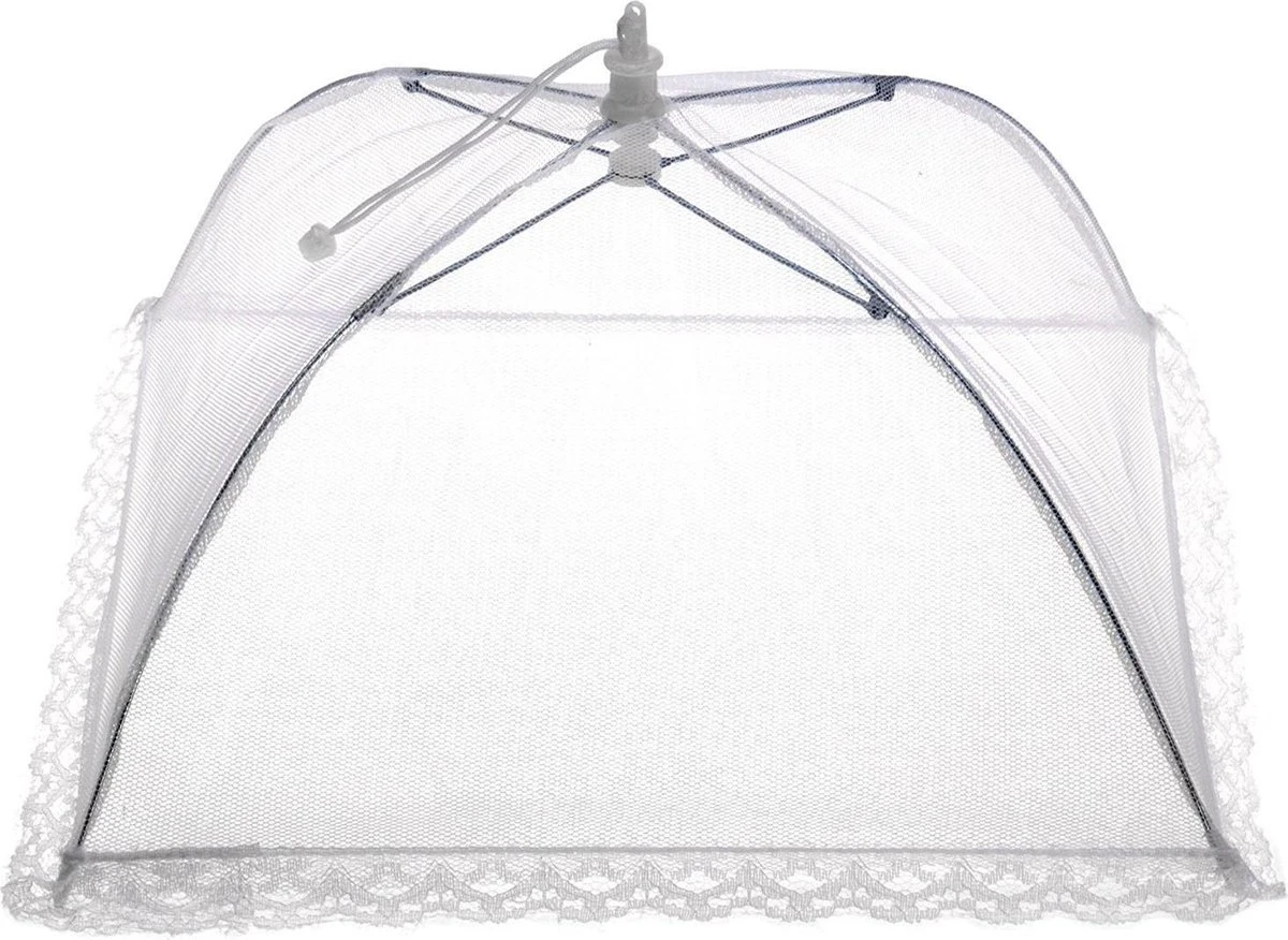 Opvouwbaar Vliegennetje / Vliegenkapje 45 x 45 cm - Hoogte 20 cm Merkloos Opvouwbaar Vliegennetje / Vliegenkapje 45 X 45 Cm - Hoogte 20 Cm -Bo-Camp Verkoop 1200x876 3