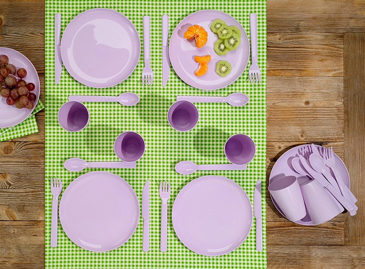 Campingservies - Picknick Bestek - 31 Delig - 6 Personen - Mintgroen Campingservies - Picknick Bestek - 31 Delig - 6 Personen - Mintgroen -Bo-Camp Verkoop 1200x885 3