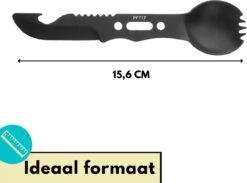 Lynnz® Spork 7 In 1 - Camping Bestek - Campingbestek - Campingservies - Reisbestek - Bestek To Go - Jachtmes - Rambomes -Bo-Camp Verkoop 1200x889 2