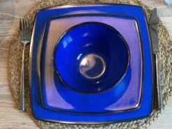 Camping Servies - 12 Delig – 100% Melamine Servies Set – Campingservies – Melamine Servies - Blue Ocean -Bo-Camp Verkoop 1200x900 49