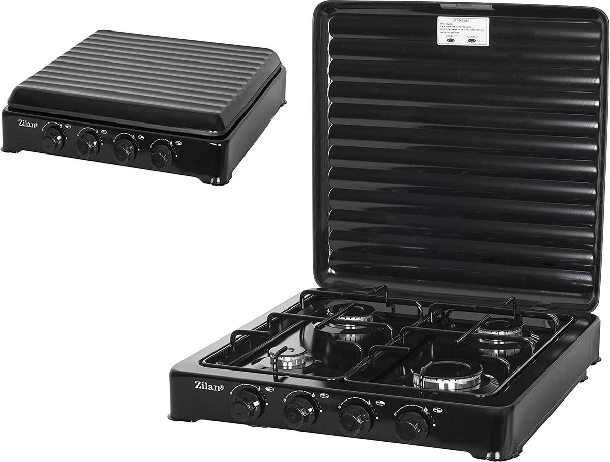 Zilan - Gas kooktoestel 4 pits - Campingkooktoestel - Gaskookplaat - Zwart Zilan - Gas Kooktoestel 4 Pits - Campingkooktoestel - Gaskookplaat - Zwart -Bo-Camp Verkoop 1200x909 1