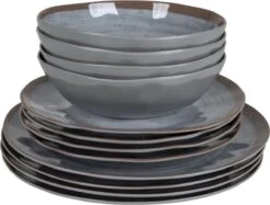 Bo-Camp Servies - Halo - 12-delig - Grijs 5 Bo-Camp Servies - Halo - 12-delig - Grijs -Bo-Camp Verkoop 1200x910 5
