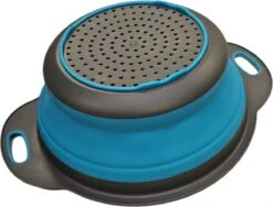 Merkloos Inklapbare Vergiet - Opvouwbaar - Groot - Blauw - Siliconen -Bo-Camp Verkoop 1200x912 2