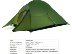 Cloud Up 3 Upgraded - Naturehike® - Tent 3 Persoons - Lichtgewicht Tent - Incl. Grondzeil - 20D 4000MM - Outdoor Kampeertent - Waterdicht - Hiking & Wandelen 10 Cloud Up 3 Upgraded - Naturehike® - Tent 3 Persoons - Lichtgewicht Tent - Incl. Grondzeil - 20D 4000MM - Outdoor Kampeertent - Waterdicht - Hiking & Wandelen -Bo-Camp Verkoop 1200x913 1