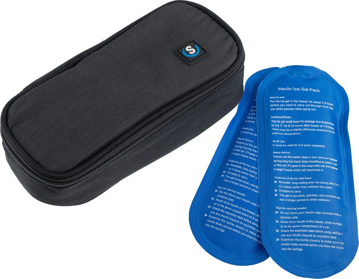 Smart Cool'R Diabetes tas - Diabetes Etui - Insuline Koeltas - Insuline Etui - Diabetes Tasje - Medische Koeltas voor Insulinespuit met 2 Ice Packs voor optimale temperatuur Smart Cool'R Diabetes Tas - Diabetes Etui - Insuline Koeltas - Insuline Etui - Diabetes Tasje - Medische Koeltas Voor Insulinespuit Met 2 Ice Packs Voor Optimale Temperatuur -Bo-Camp Verkoop 1200x933 1