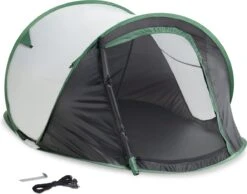 JEMIDI Tweepersoons Pop-up Tent - Opgooitent, Werptent Voor 2 Personen - Ideaal Als Festivaltent Of Kampeertent - Verschillende Kleuren -Bo-Camp Verkoop 1200x942 4