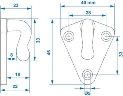 PROPLUS Pro Plus Haak - Touwhaak - Metaal - 40 X 45 Mm - 20 Stuks 6 PROPLUS Pro Plus Haak - Touwhaak - Metaal - 40 X 45 Mm - 20 Stuks -Bo-Camp Verkoop 1200x942 5