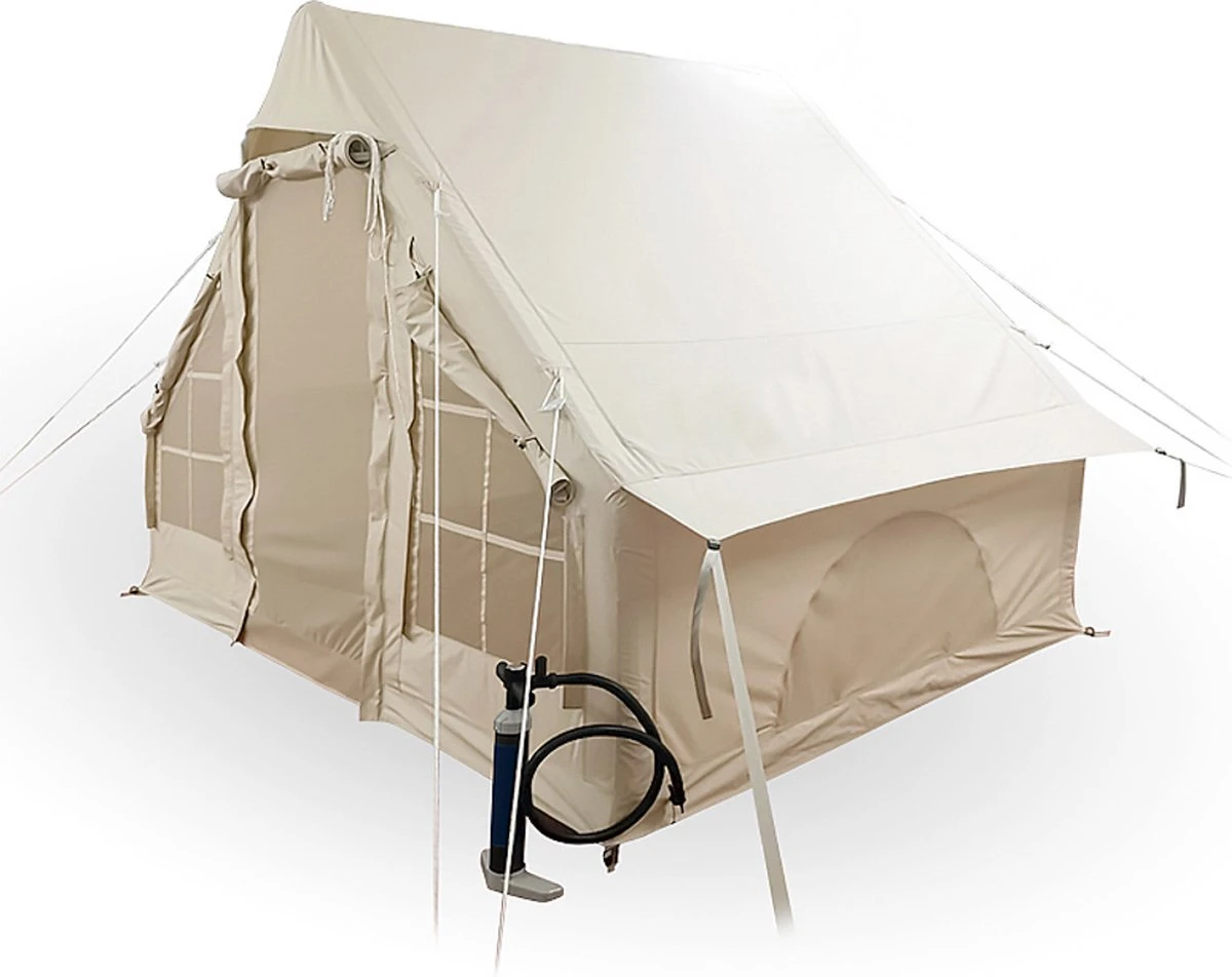 Opblaasbare vier persoons tent beige 300x200x210 cm Opblaasbare Vier Persoons Tent Beige 300x200x210 Cm -Bo-Camp Verkoop
