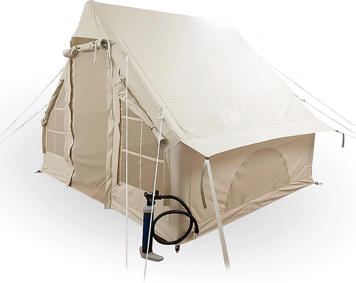 Opblaasbare vier persoons tent beige 300x200x210 cm Opblaasbare Vier Persoons Tent Beige 300x200x210 Cm -Bo-Camp Verkoop 1200x955 1